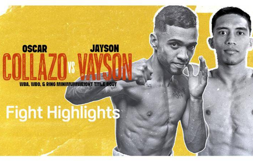 Fight Week: Collazo vs Vayson (об’єднання мінімвага)